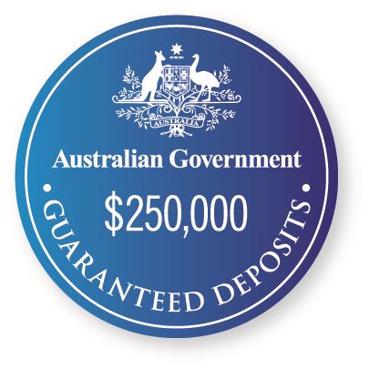 Australian Government $250,000 Guaranteed Deposits Badge